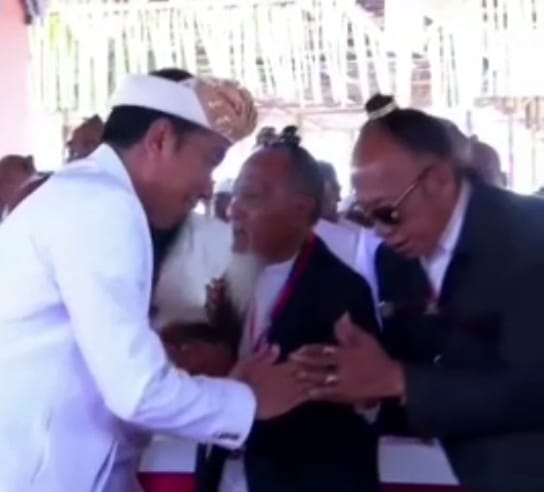 Presiden RI  Jokowidodo Resmikan Kawasan Pura Besakih.