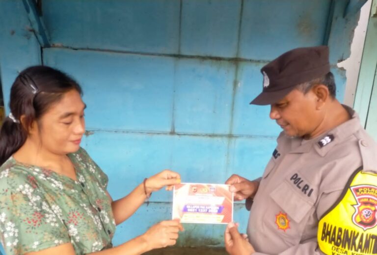 Polisi Caket di Ciampel Berikan Nomor WA Lapor Pak Kapolres