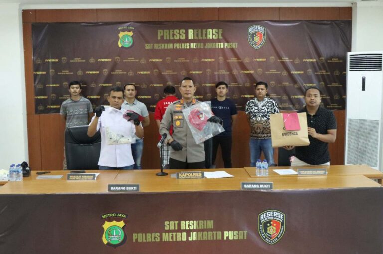 Satreskrim Polres Metro Jakpus Ringkus Pelaku Pembunuhan di Pasar Tasik Gambir Kurang Dari 6 Jam