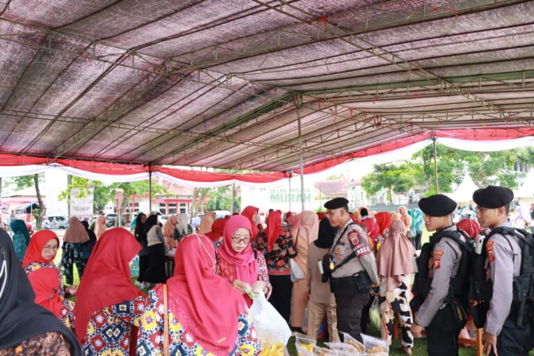 Wujudkan Kamtibmas Kondusif, Puluhan Polisi di Majalengka Gelar Pengamanan GPM dan Bazzar Peduli Ramadhan Tahun 2023