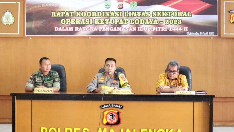 Jelang Idul Fitri 1444 H, Kapolres Majalengka Cek Kesiapan Pos Yan Rest Area KM 166 Tol Cipali
