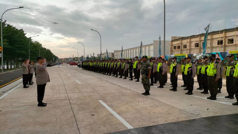 Kapolsek Kalideres Akp Syafri Wasdar Pimpin Apel Keamanan Citra, Dalam Rangka PAM Hari Raya Idul Fitri