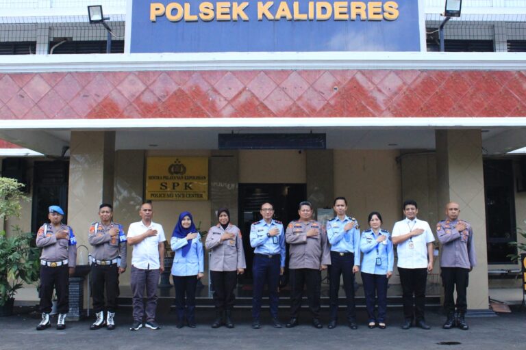 Kapolsek Terima Kunjungan Silaturahmi dan Audensi Kepala Rudenim Kalideres Jakbar