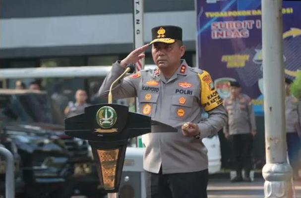 Kapolda Metro Jaya Pimpin Apel dan Berikan Arahan Kepada 401 Pamen