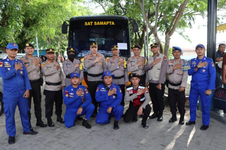 Polresta Tanjungpinang Siapkan 1 Unit Bus Sat Sabhara Untuk Mengantar Korban Selamat Kapal SB Evelyn Calisca 01