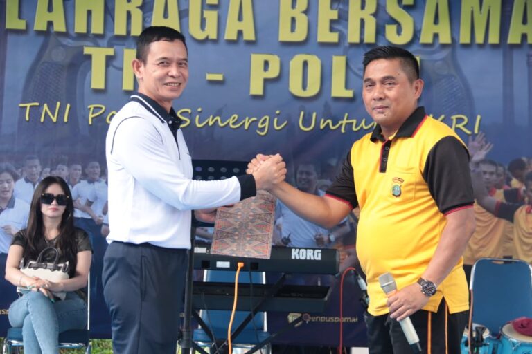 Perkuat Soliditas, Puspomal Gelar Olahraga Bersama TNI-POLRI yang Dihadiri Kapolda Metro Jaya