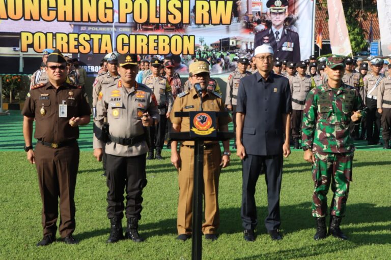 Polresta Cirebon Launching Polisi RW Tingkat Kabupaten Cirebon