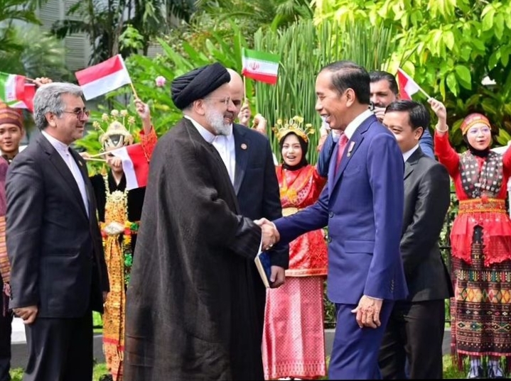 Presiden Joko Widodo Menggelar Pertemuan Bilateral Dengan Presiden Republik Islam Iran