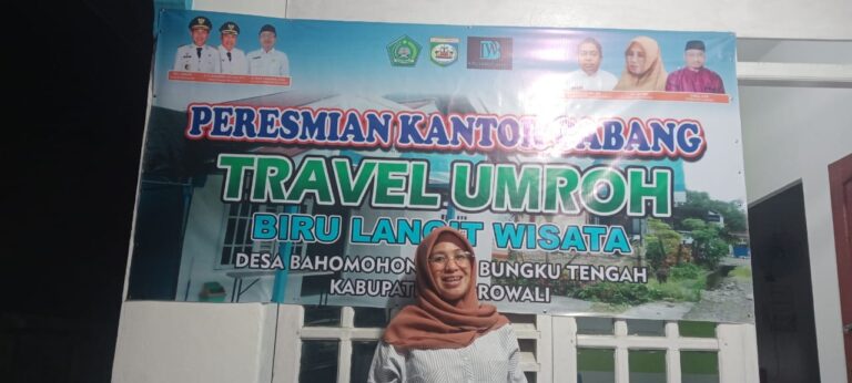 Travel Umroh Biru Langit Wisata Buka Kantor Cabang di Kabupaten Morowali