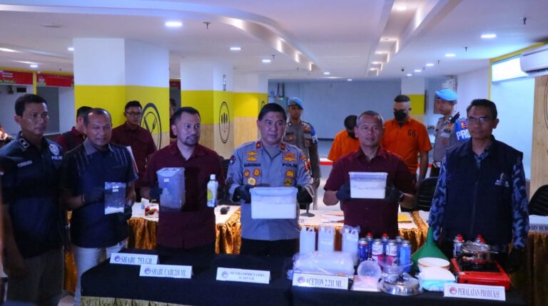 Dittipidnarkoba Bareskrim Polri Ungkap Pabrik Sabu di Apartemen Jakbar