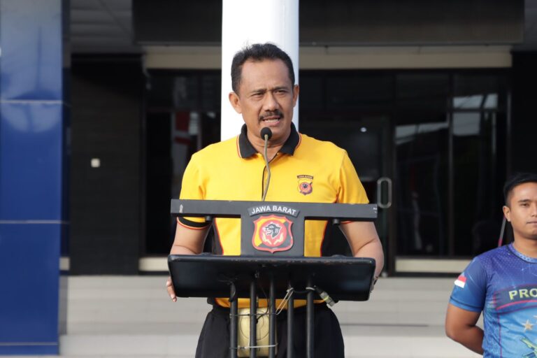 Jaga Kebugaran Fisik, Polres Majalengka Laksanakan Olahraga Pagi Bersama