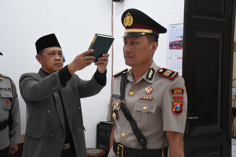 Kapolres Madiun Kota Resmi Terimakan Tugas dan Tanggung Jawab Kepada Kasat Binmas