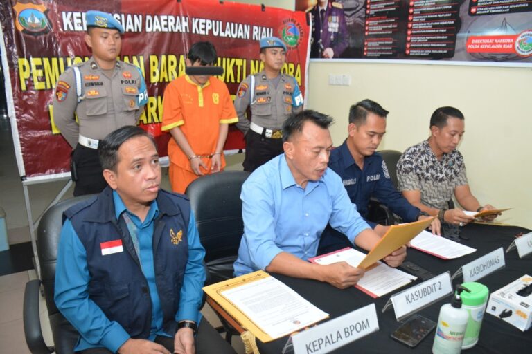 Ditresnarkoba polda kepri gelar pemusnahan barang bukti Narkotika jenis sabu.