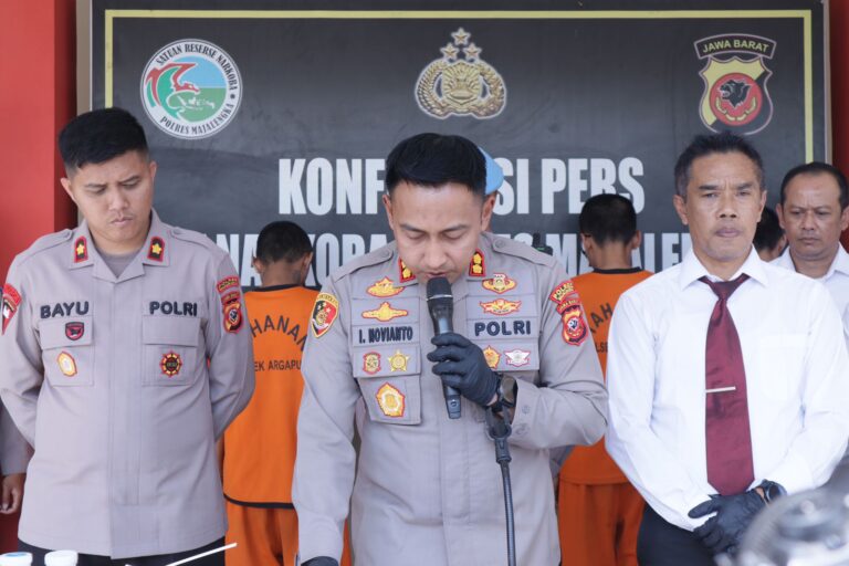 Polres Majalengka Berhasil Ungkap Lima Kasus Tindak Pidana Narkoba Hasil Operasi Antik Lodaya 2023