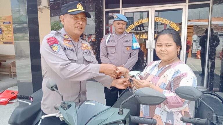 Satu bulan Setengah Hilang Dicuri, Motor Ahmad Sawqiy dan Ibu putri Kembali Ditemukan Polsek Arjawinangun Polresta Cirebon
