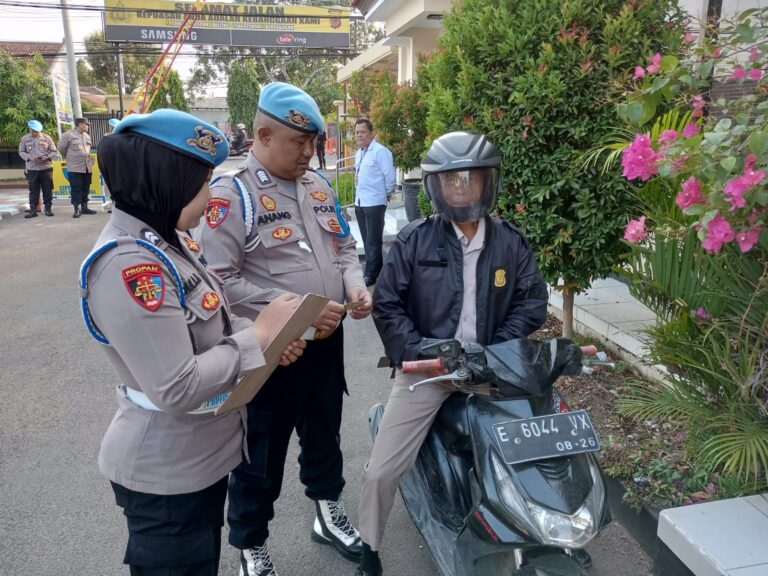 Sipropam Polres Majalengka Gelar Operasi Gaktibplin, Cegah Pelanggaran Internal