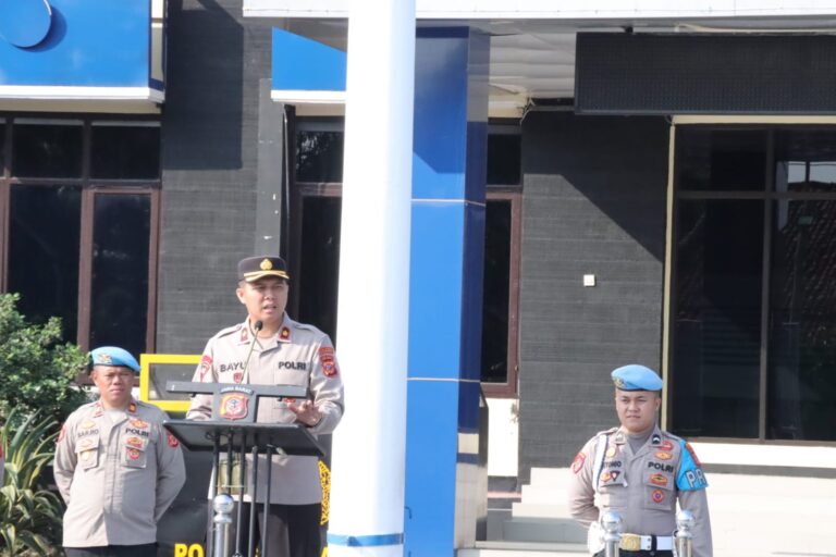 Kasi Propam Polres Majalengka Pimpin Apel Pagi, Tekankan Kebersamaan dan Kekompakan Anggota