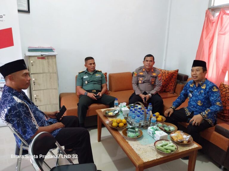 Sinergitas TNI-POLRI, Kapolsek Depok dan Danramil Beri Pesan Kamtibmas