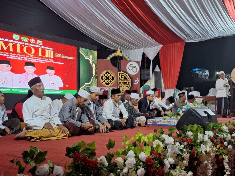 Kapolsek Sindangwangi Hadiri Acara “Sindangwangi Bersholawat dan Doa Bersama” dalam Rangka MTQ ke-53 Kabupaten Majalengk