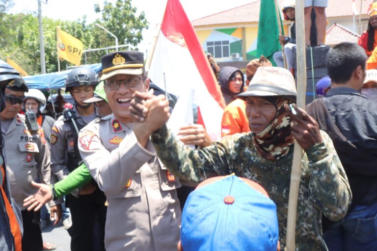 Polres Indramayu Amankan Aksi Unjuk Rasa Peringati Hari Tani Nasional