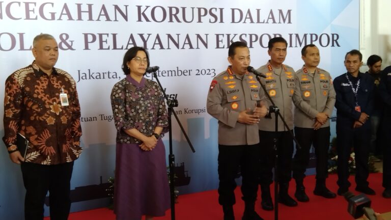 Kapolri Dan Menkeu Hadiri Seminar Nasional Pencegahan Korupsi Dalam Tata Kelola dan Pelayanan Ekspor Impor