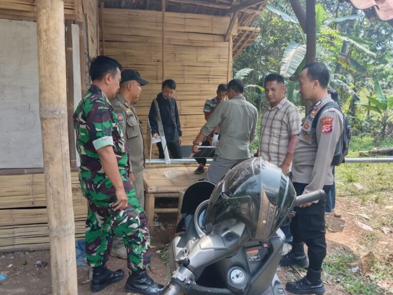 SINEGRITAS TNI-POLRI DESA NANGGUNG WILAYAH HUKUM POLSEK NANGGUNG SAMBANG WARGA DAN CEGAH TPPO