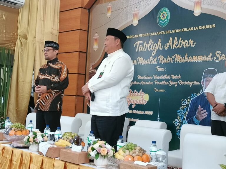 Pengadilan Negeri Jakarta Selatan Mengadakan Tablig Akbar
