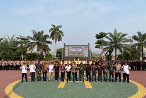 Polda Banten Gelar Apel Besar Pam Swakarsa