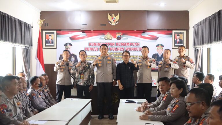 Tingkatkan Kemampuan Dan Pelayanan, Polres Wonogiri Gelar Pelatihan Fungsi SPKT