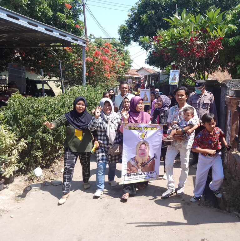 Lepas Kampanye Warga Desa Setu Wetan Doakan Ratnawati Jadi Kuwu Lagi