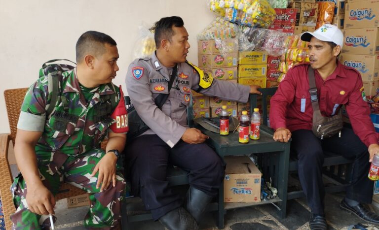 Jelang Pemilu 2024, Bhabinkamtibmas Polsek Jatiwangi bersama Tiga Pilar Jaga Kondusifitas Wilayah