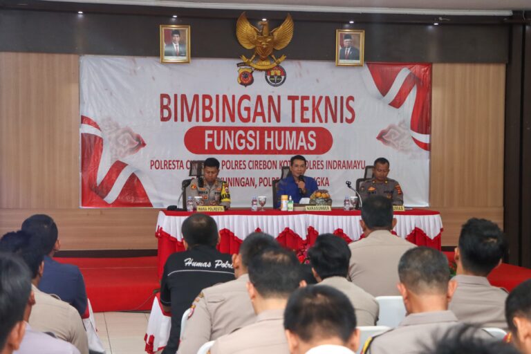 Tingkatkan Kemampuan, Personel Humas se-Ciayumajakuning Ikuti Bimtek di Polresta Cirebon