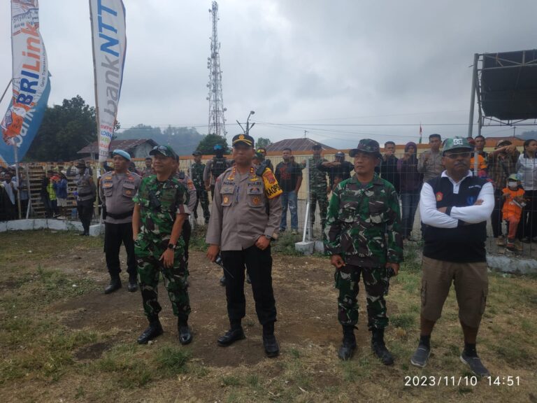 Pastikan Turnamen Soeratin Cup 2023 Di Kabupaten Ngada Berjalan Aman Kapolres Ngada Pimpin Langsung Pengamanan