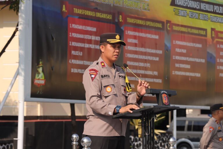 Wakapolres Majalengka Pimpin Apel Pagi, Ingatkan Netralitas Polri Jelang Pemilu 2024