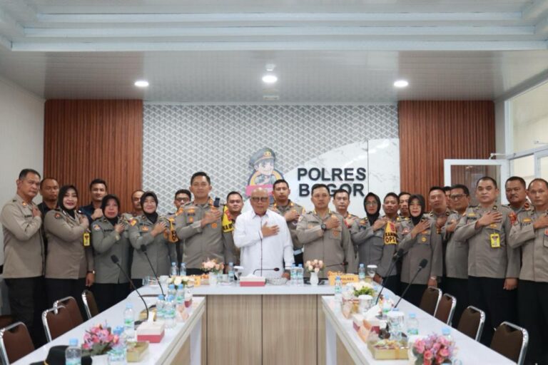 Kunjungan Kerja Kompolnas Ke Polres Bogor Dalam Rangka Pemantauan Serta Pengecekan Kesiapan Personil Polres Bogor Dalam Pengamanan Kegiatan Pemilu 2024