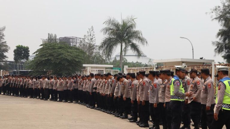 Polres Bogor Laksanakan Pengamanan Kampanye Pemilu 2024-2024 Yg Akan Datang Melalui Giat Operasi Mantab Brata Dalam Menjaga Kondusifitas