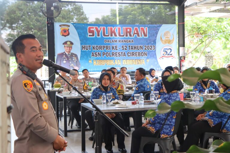 Polresta Cirebon Gelar Syukuran HUT ke-52 Korpri