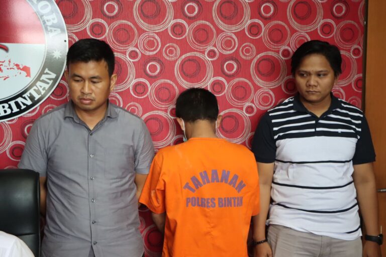 Tim Elang Bintan Satuan Resnarkoba Polres Bintan Tangkap Pengedar Sabu