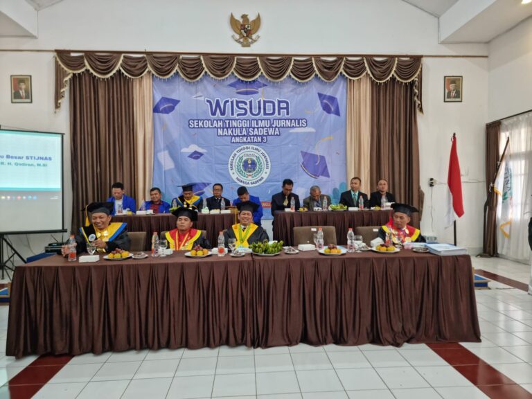 Tiga Tahun STIJNAS Siapkan Jurnalis Membangun Peradaban Dunia.