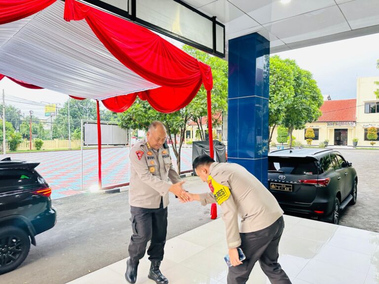 Kapolres Majalengka Sambut Kunjungan Kerja Karo Ops Polda Jabar