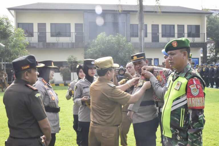 Polresta Cirebon Gelar Apel Serpas Pengamanan TPS Pemilu 2024