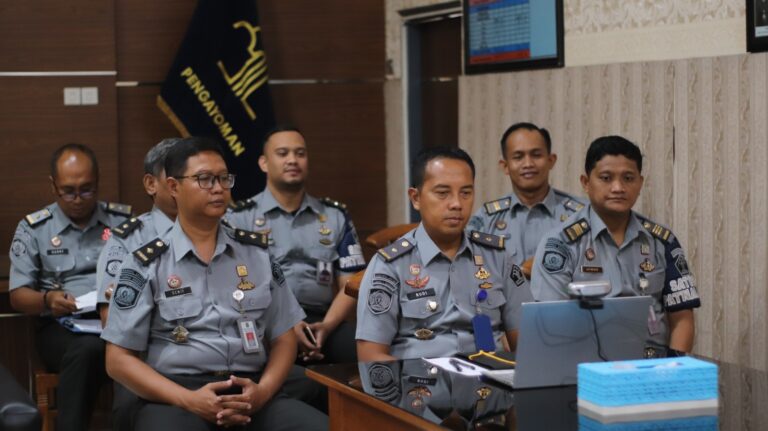 Lapas Kediri Hadiri Sosialisasi Penguatan Peran Itjen Kemenkumham Dalam Pembangunan ZI