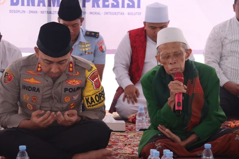 Polres Majalengka Gelar Dzikir dan Doa Bersama Sebagai Wujud Syukur Pasca Pengamanan Pemilu 2024
