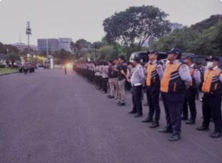 Kawal Aksi Bela Palestina di Depan Kedubes AS, 1.407 Personel Gabungan Dikerahkan