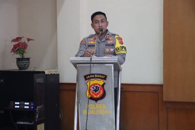 Kapolres Majalengka Buka Pelatihan Pra Operasi Pekat I Lodaya-2024 di Polres Majalengka