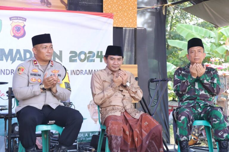 Sinergitas Polres Indramayu, Kodim 0616 dan PCNU Indramayu Launching Bazar Murah Ramadhan 2024