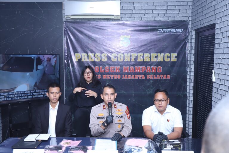Unit Reskrim Polsek Mampang Ungkap Kasus Pengancaman