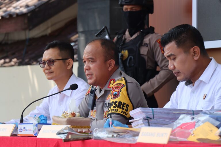 Polres Boyolali Gelar Konferensi Pers Ops Pekat 2024