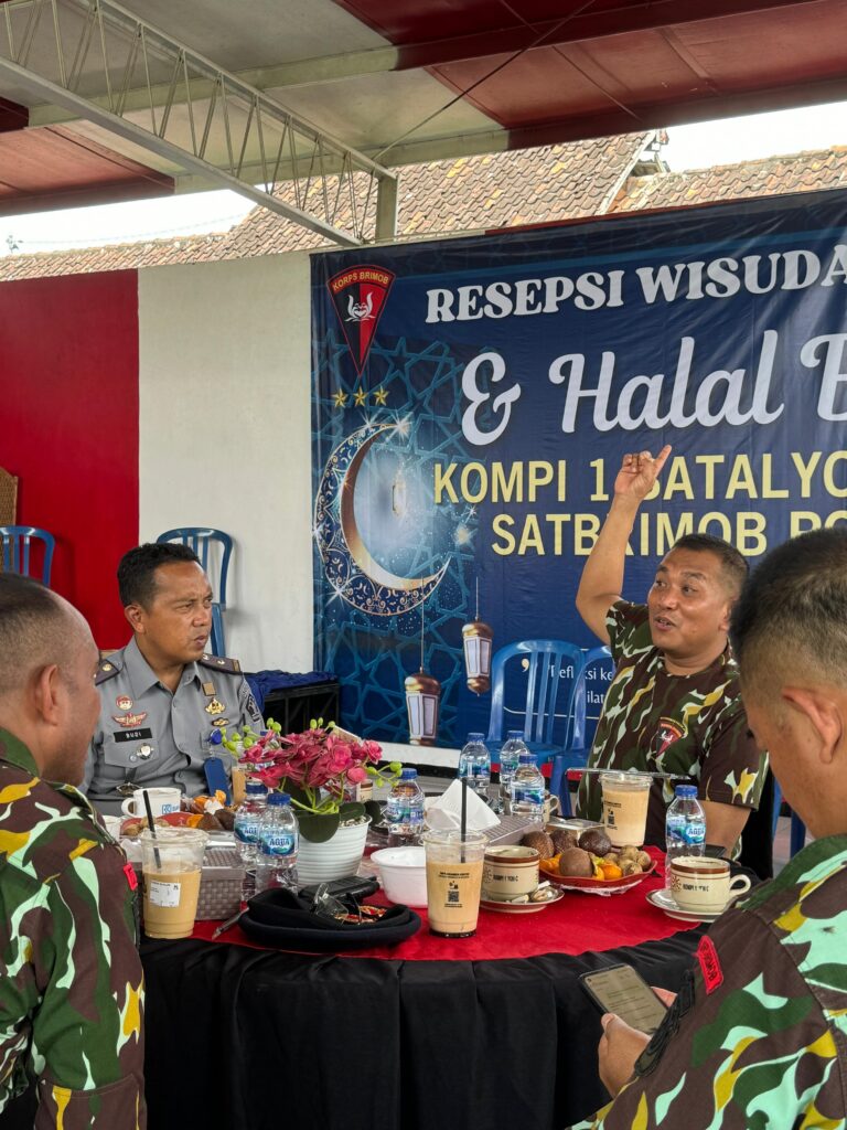 Pererat Sinergitas, Lapas Kediri Jalin Koordinasi dengan Komandan Batalyon C Pelopor Satbrimob Polda Jatim