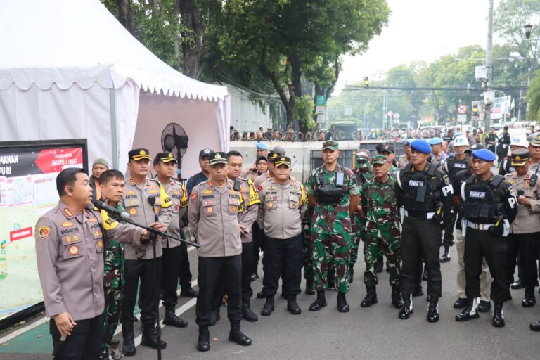 TNI – Polri Terjunkan 4.266 Personel Gabungan, Siap Amankan Rapat Pleno Penetapan Presiden dan Wakil Presiden RI 